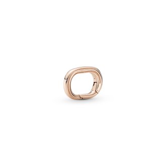 14k Rose gold-plated three-ring connector