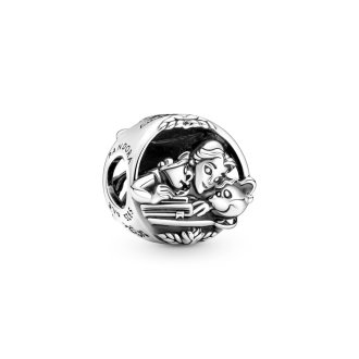 Disney Belle and characters sterling silver charm