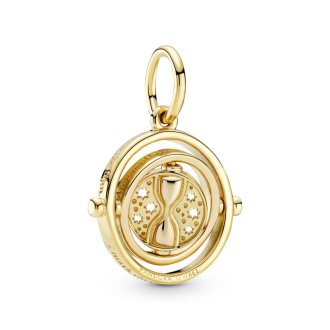 Harry Potter Time Turner 14k gold-plated pendant