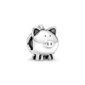 Piggy bank sterling silver charm