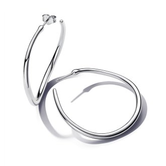 Sterling silver hoop earrings